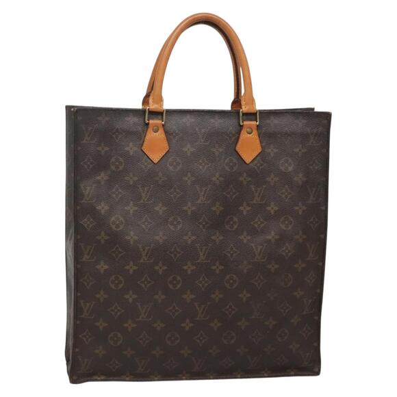 LOUIS VUITTON Monogram Sac Plat Hand Bag M51140 - Picture 1 of 12